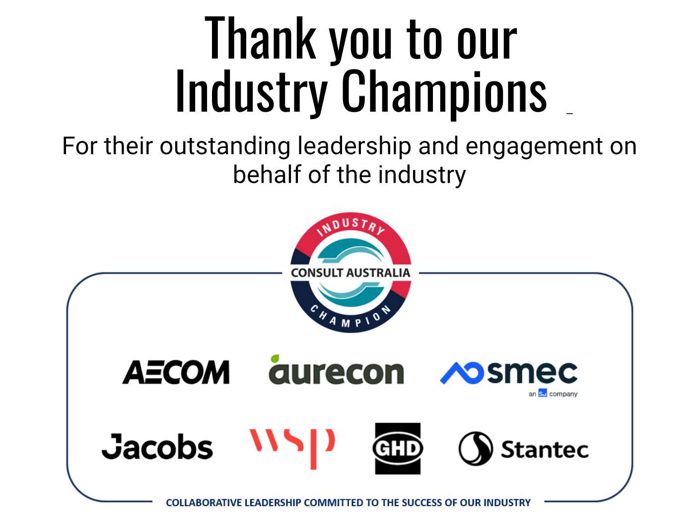 Industry Champions logos