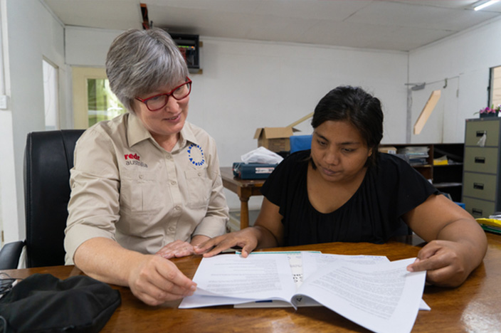 Australia Assists during the drought in Kiribati