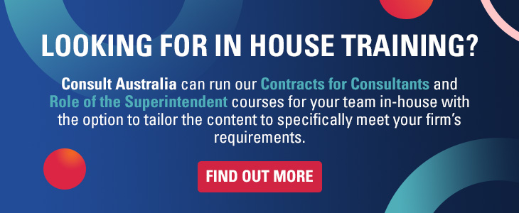 in house training contract for consultants and role of superintendent