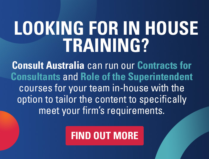in house training contract for consultants and role of superintendent