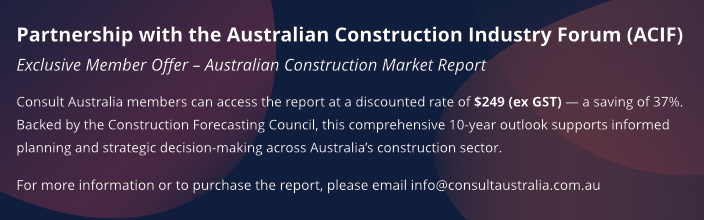Partnership with the Australian Construction Industry Forum (ACIF)