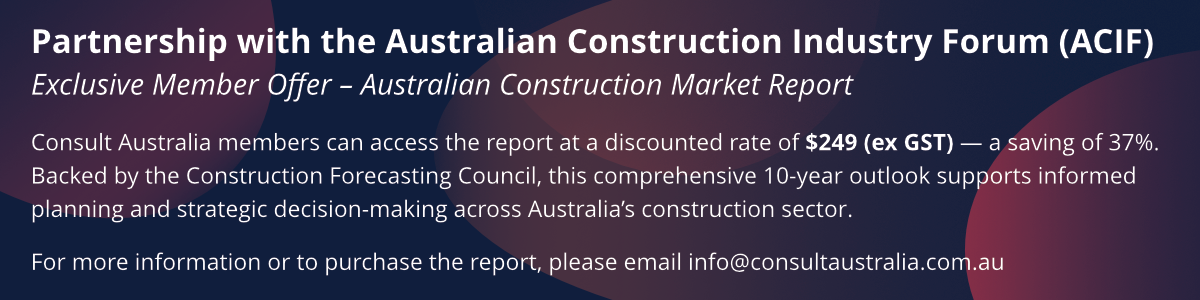 Partnership with the Australian Construction Industry Forum (ACIF)
