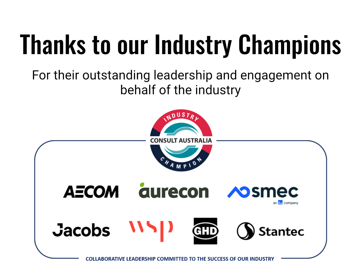 Industry Champions logos