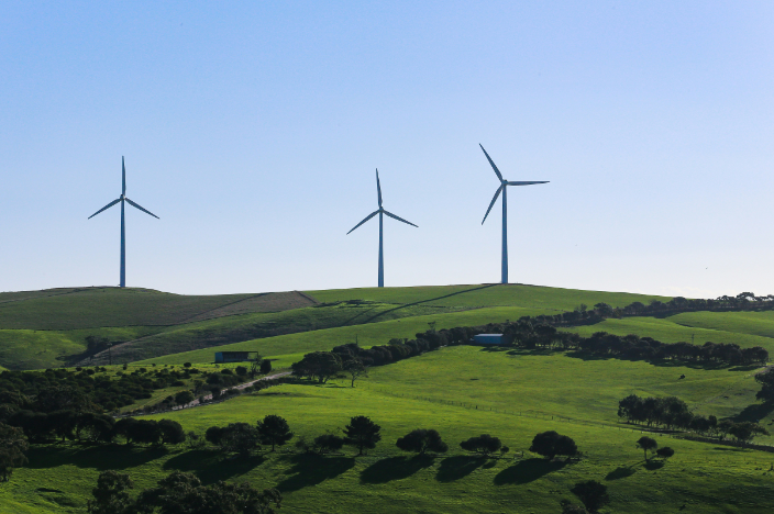 Wind turbines, Australia