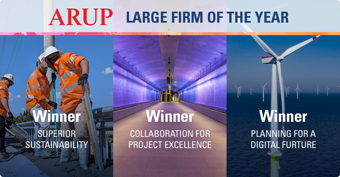 Arup’s triple triumph: Large Firm of the Year