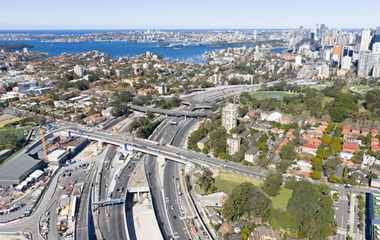 Warringah Freeway Upgrade, courtesy of CPBDTI and JacobsArcadis JV